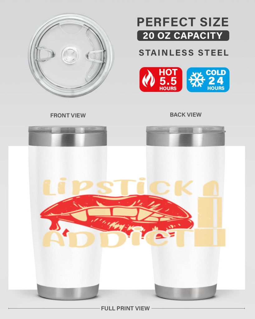 lipstick addict Style 197#- make up- Tumbler