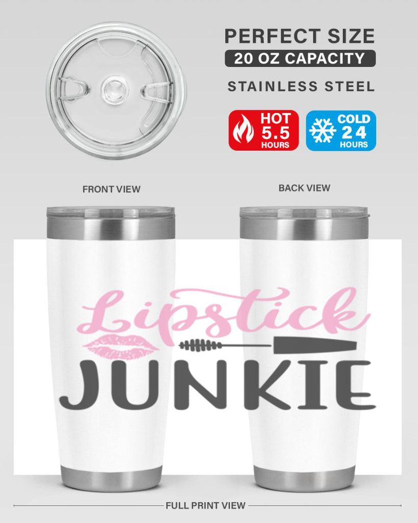 lipstick junkie Style 154#- make up- Tumbler