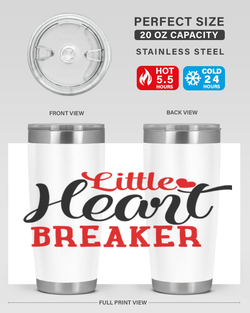 little heart breaker 76#- valentines day- Tumbler
