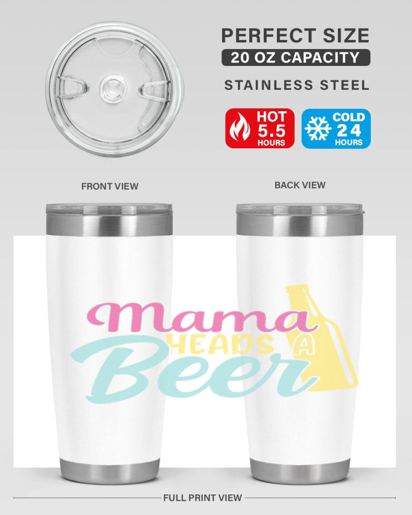 mama heads a beer 124#- beer- Tumbler