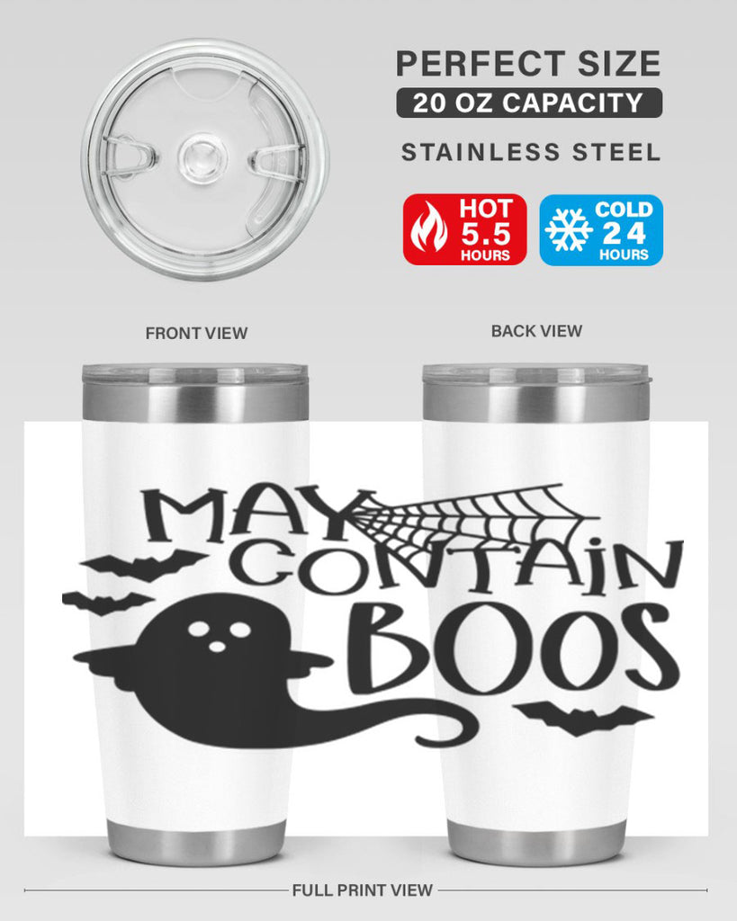 may contains boos 45#- halloween- Tumbler