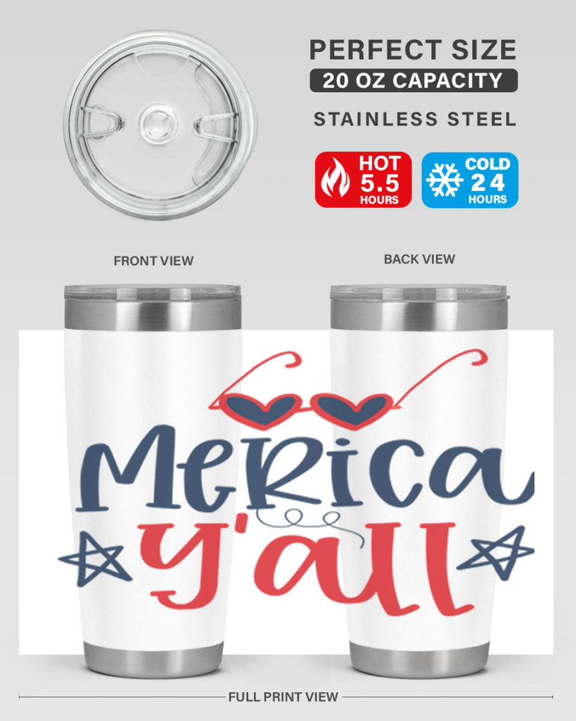 merica y all Style 82#- Fourt Of July- Tumbler