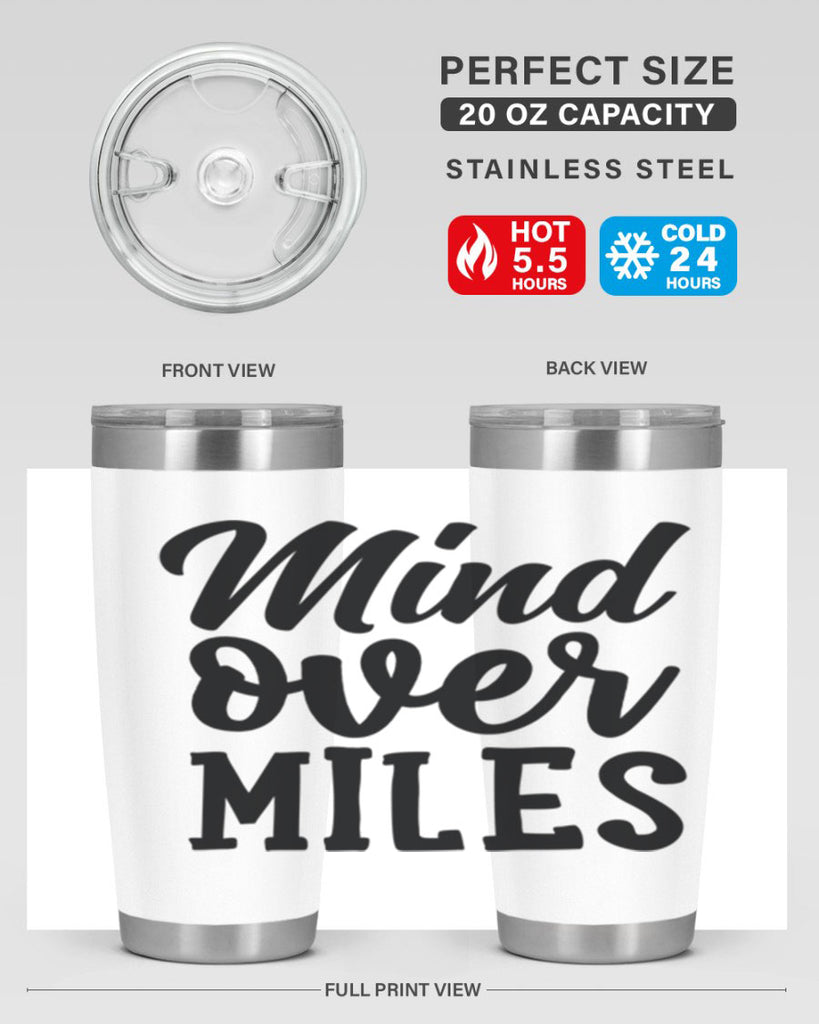 mind over miles 28#- gym- Tumbler