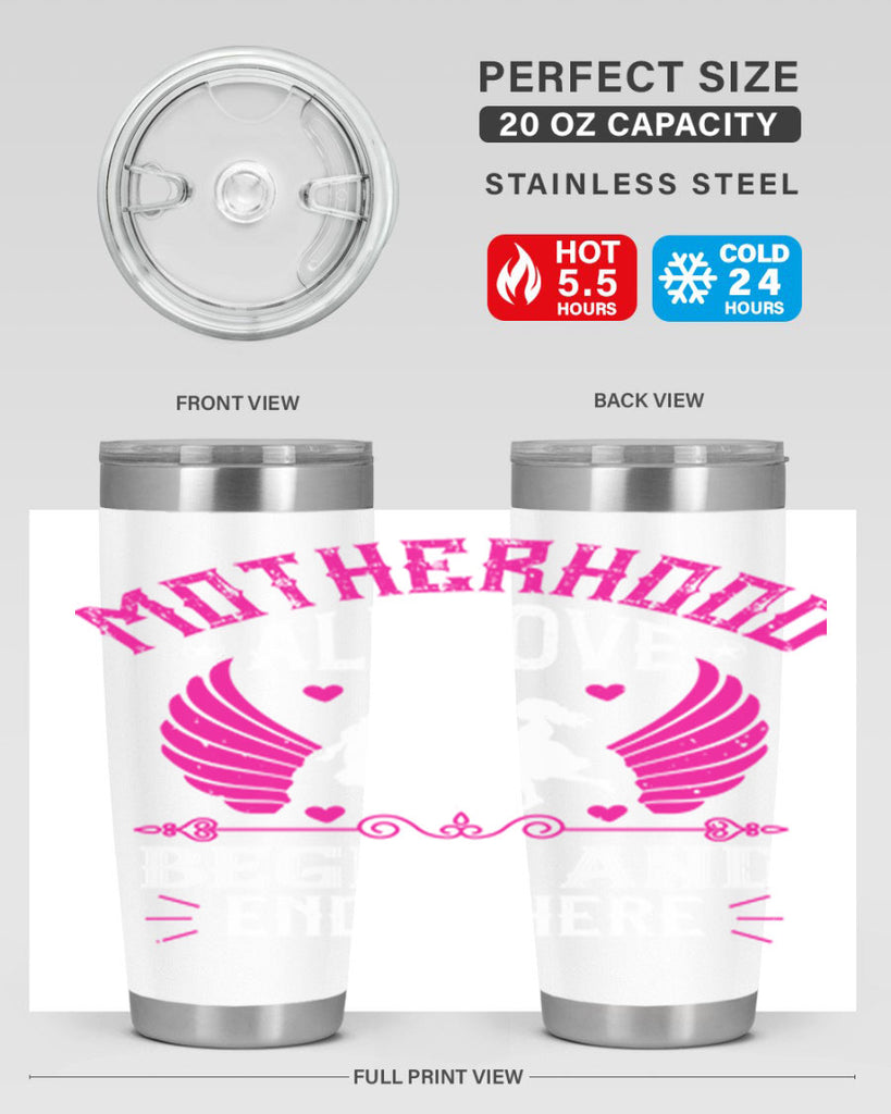 motherhood all love 57#- mothers day- Tumbler