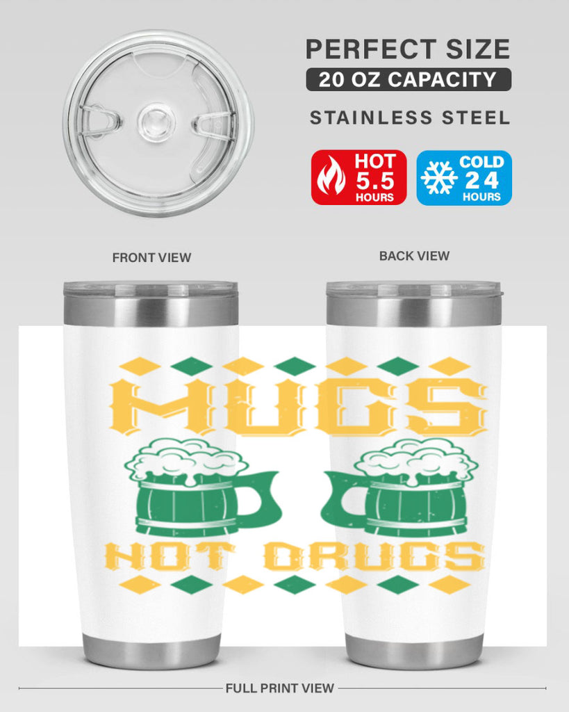 mugs not drugs 59#- beer- Tumbler