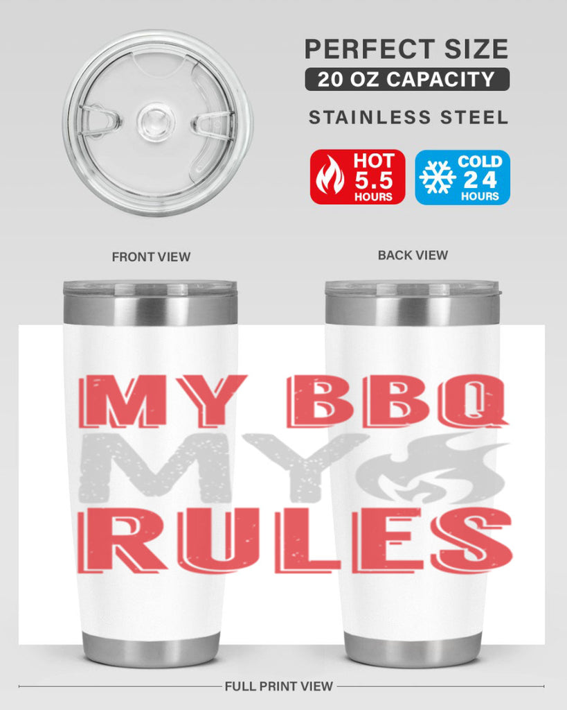 my bbq my rule 22#- bbq- Tumbler