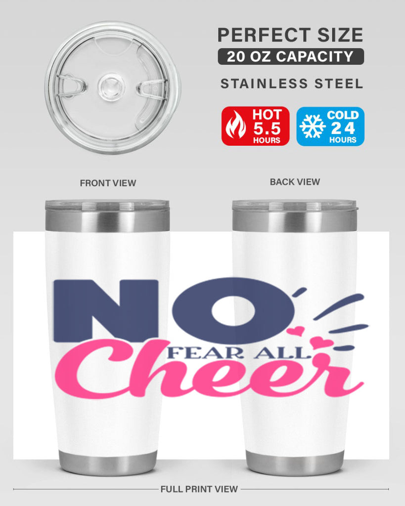 no fear all cheer 1728#- cheer- Tumbler