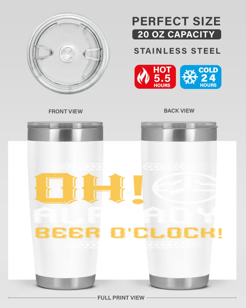 oh already beer oclock 54#- beer- Tumbler