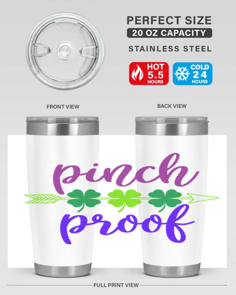 pinch proof 3#- mardi gras- Tumbler