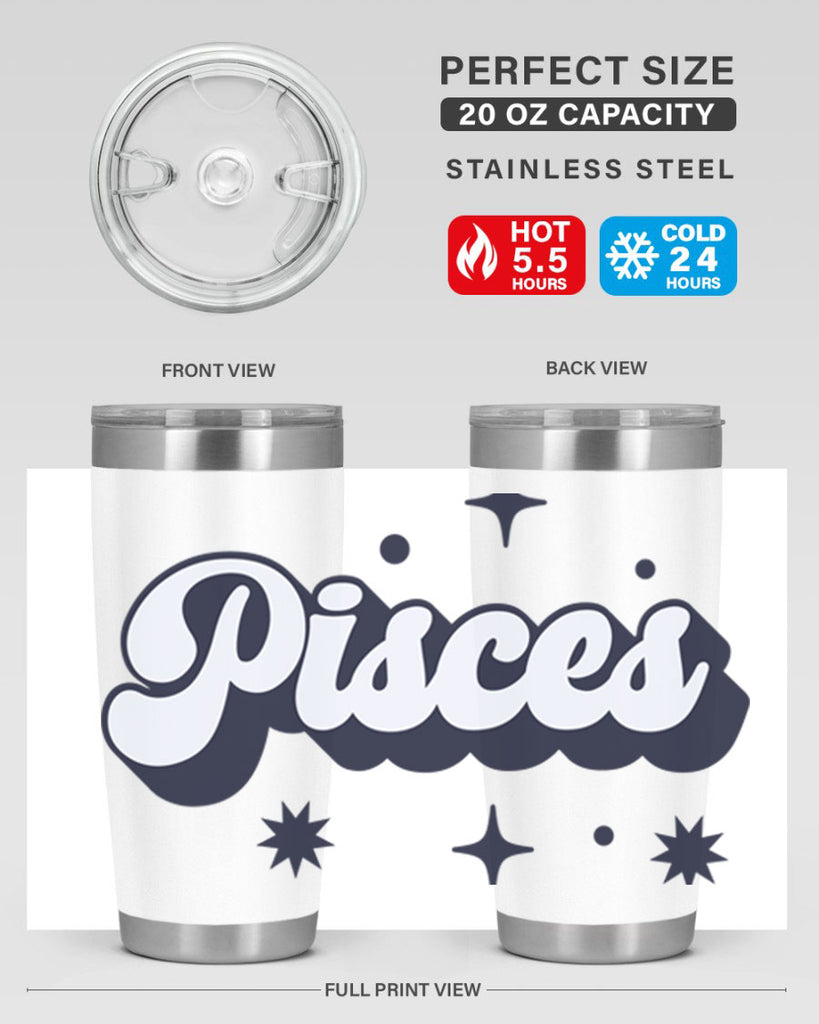 pisces 354#- zodiac- Tumbler