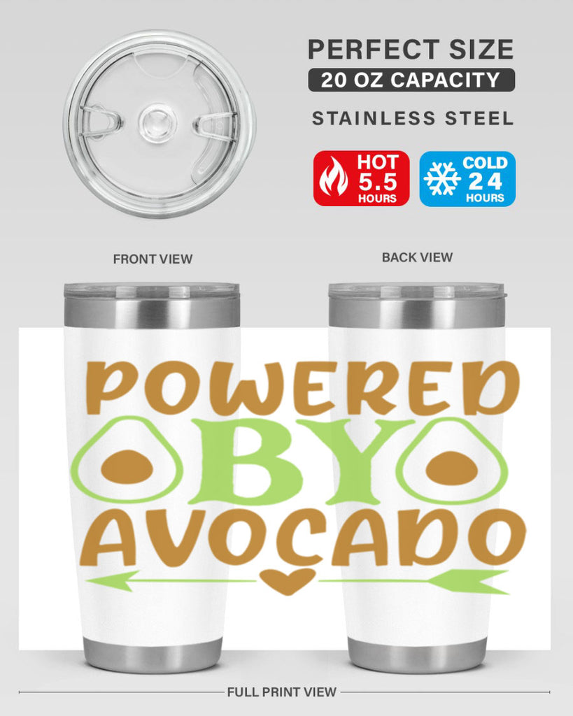 powered by avocado 3#- avocado- Tumbler