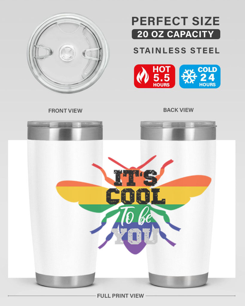 pride bee cool 70#- lgbt- Tumbler
