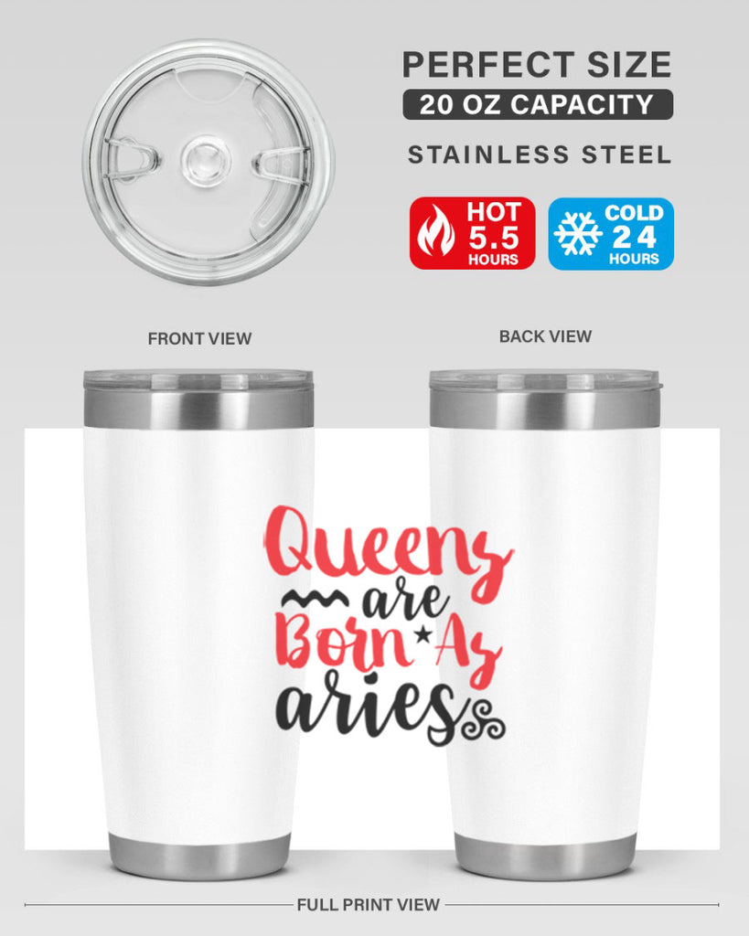 queens Are Born As Aries 384#- zodiac- Tumbler