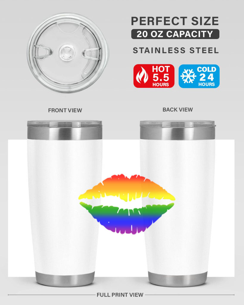 rainbow lips 6#- lgbt- Tumbler