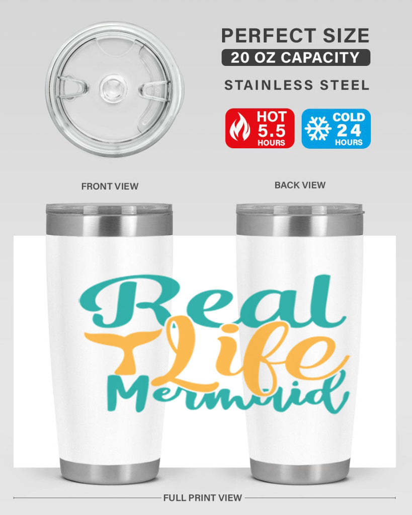real life mermaid Style 80#- summer- Tumbler