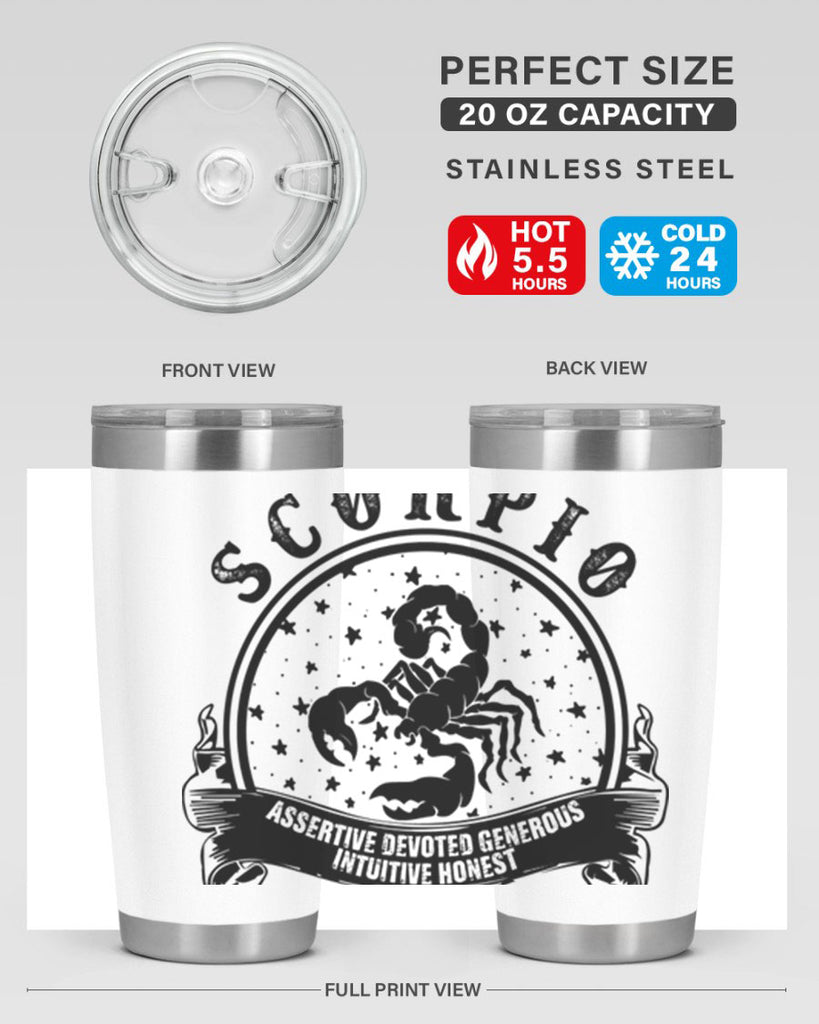 scorpio 29#- zodiac- Tumbler