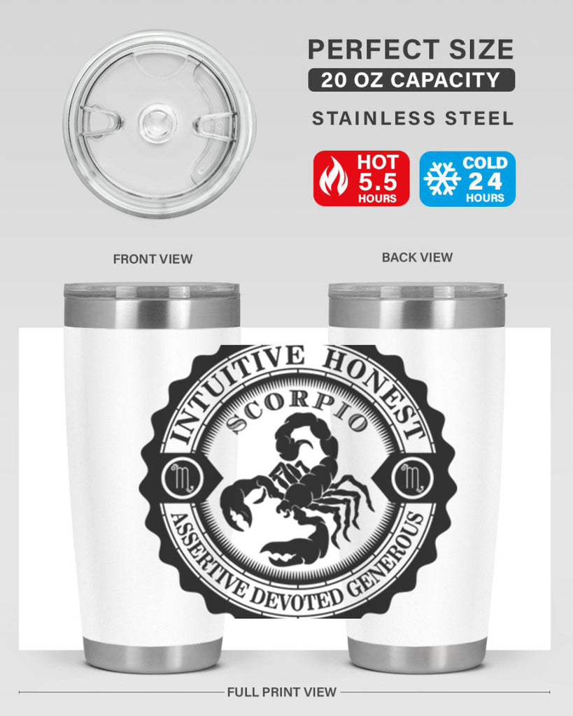 scorpio 31#- zodiac- Tumbler