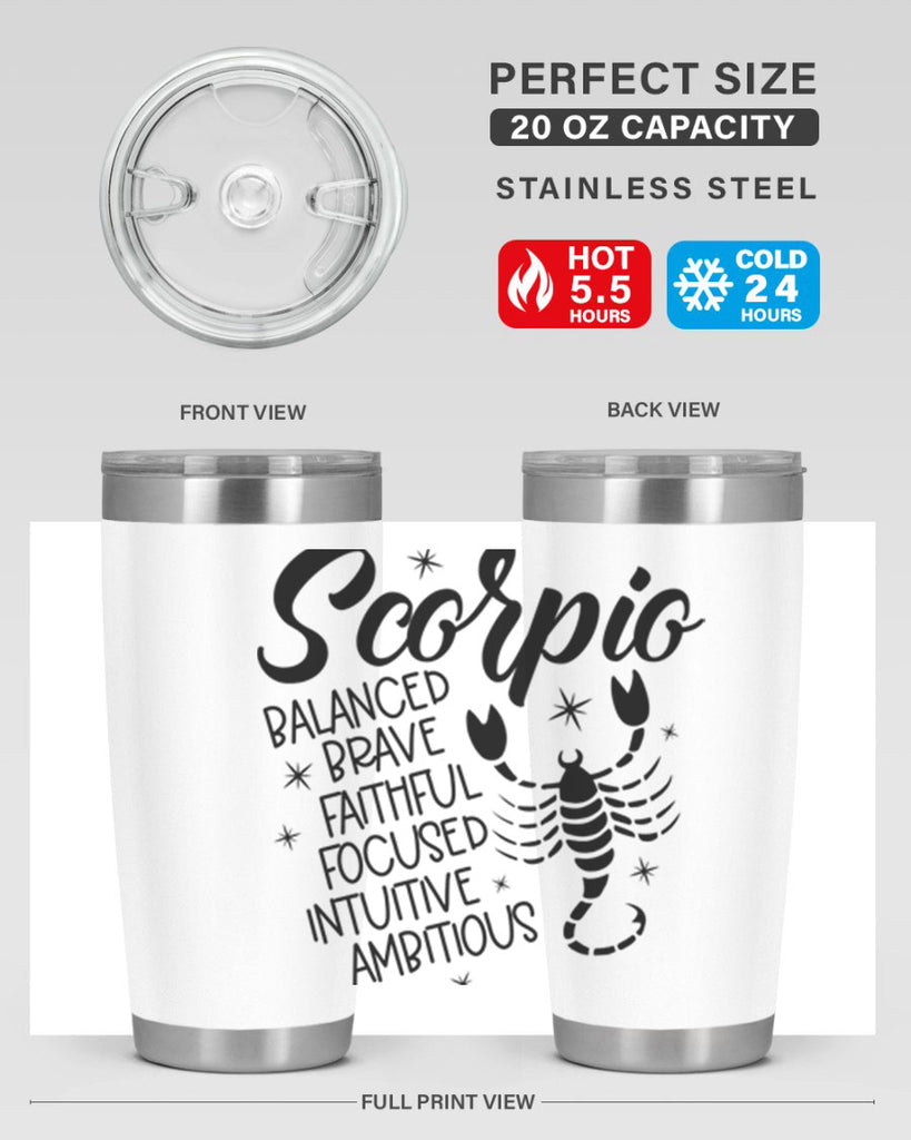 scorpio 436#- zodiac- Tumbler