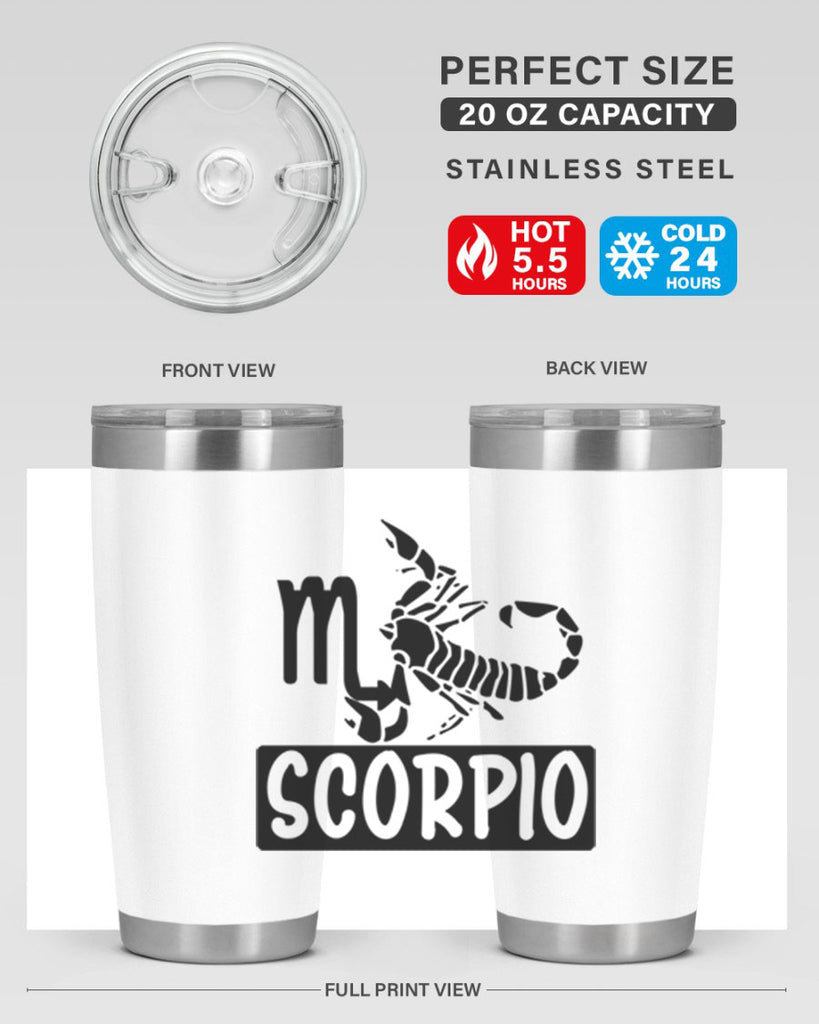 scorpio 440#- zodiac- Tumbler