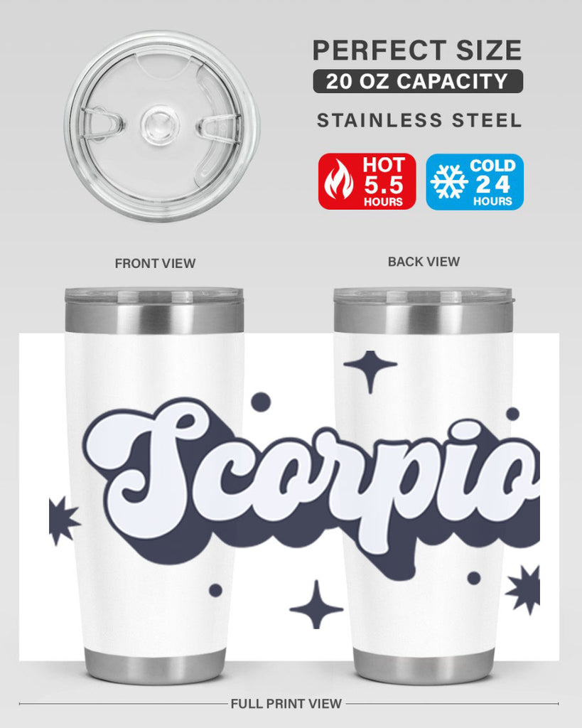scorpio 454#- zodiac- Tumbler