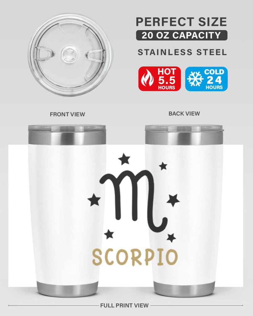 scorpio 455#- zodiac- Tumbler
