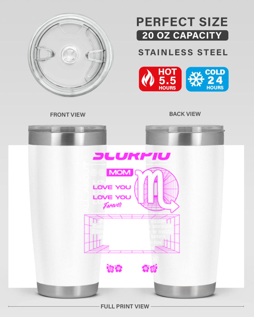scorpio 457#- zodiac- Tumbler