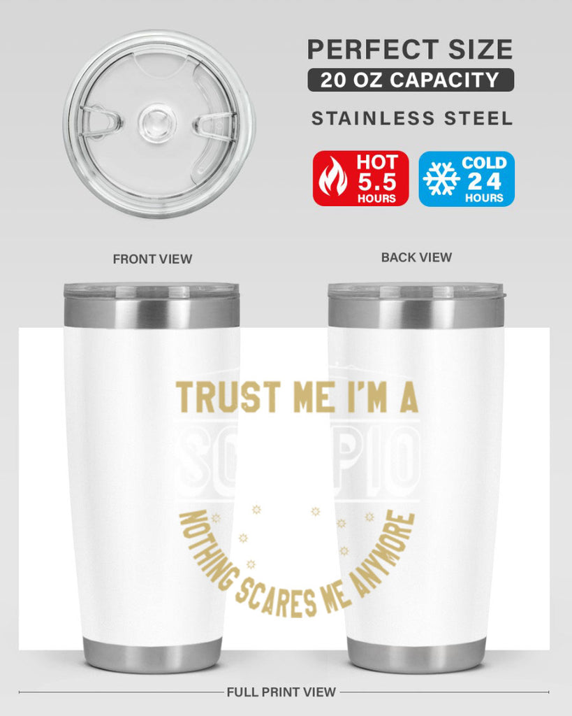 scorpio 458#- zodiac- Tumbler