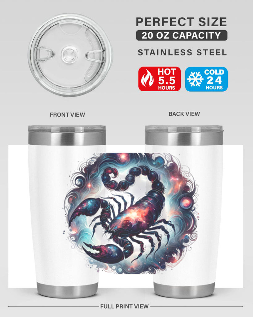 scorpio 462#- zodiac- Tumbler