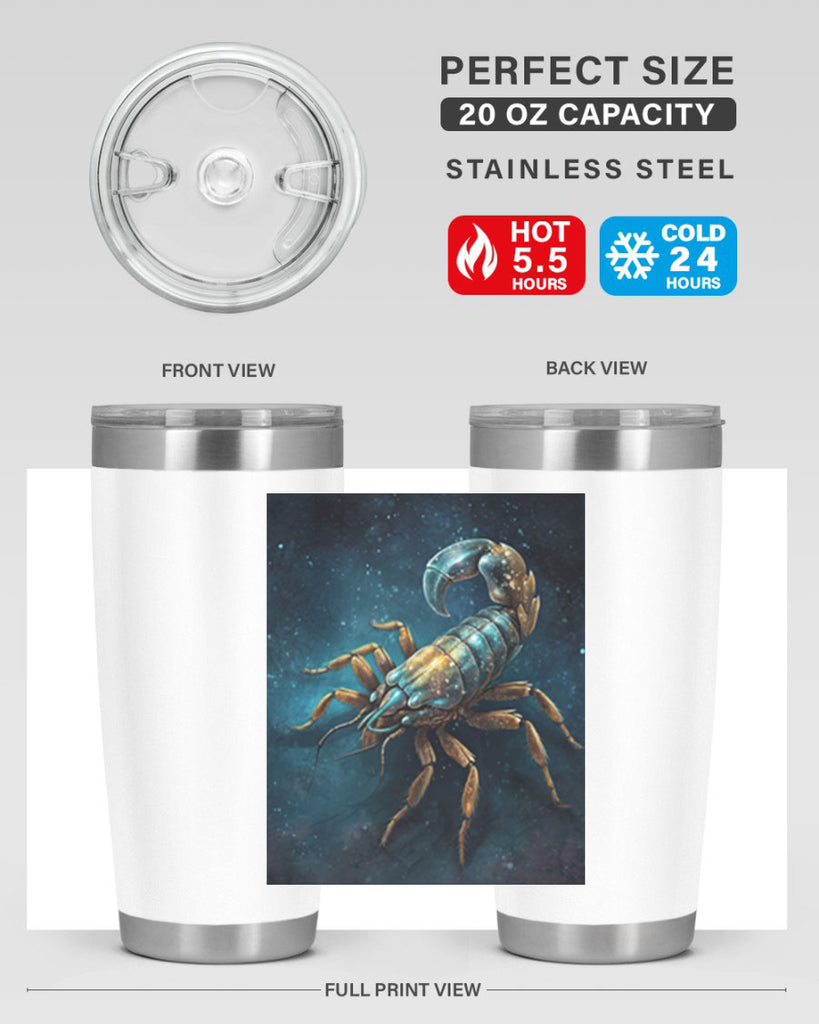scorpio 46#- zodiac- Tumbler
