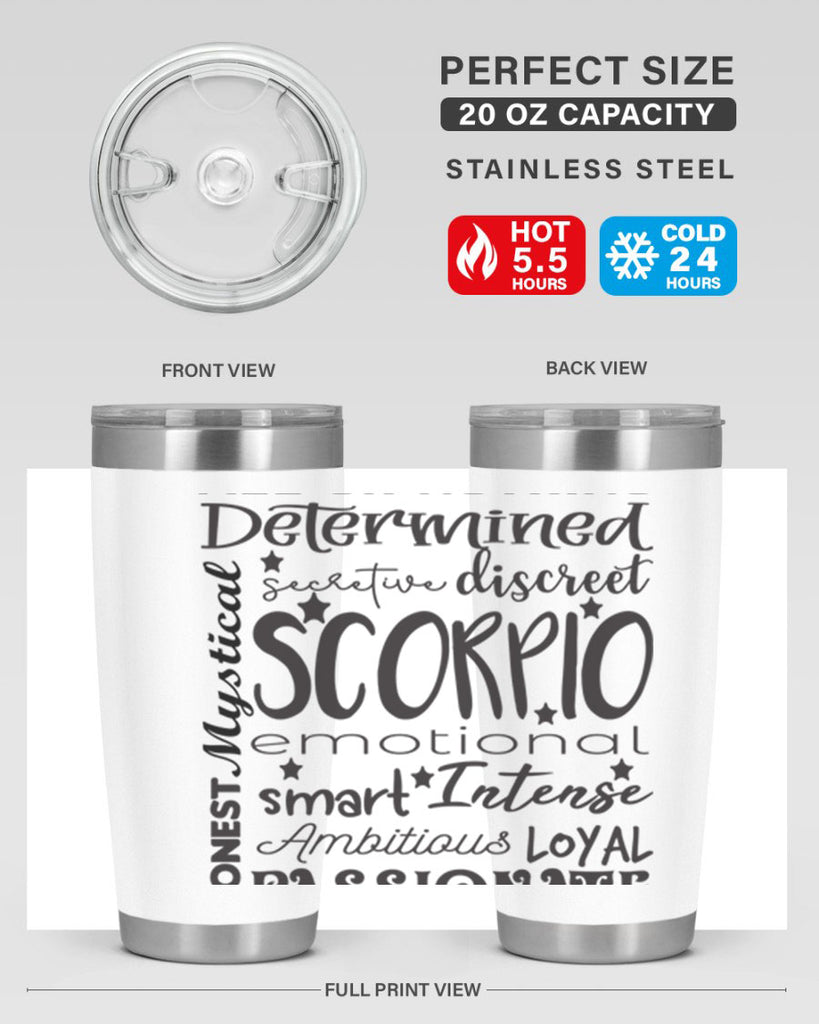 scorpio 572#- zodiac- Tumbler