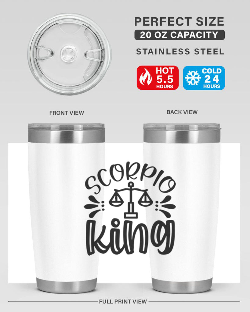 scorpio king 444#- zodiac- Tumbler