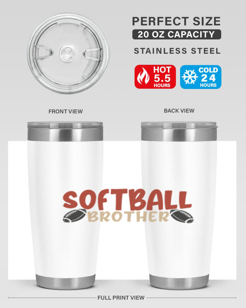 softball brother 2276#- softball- Tumbler