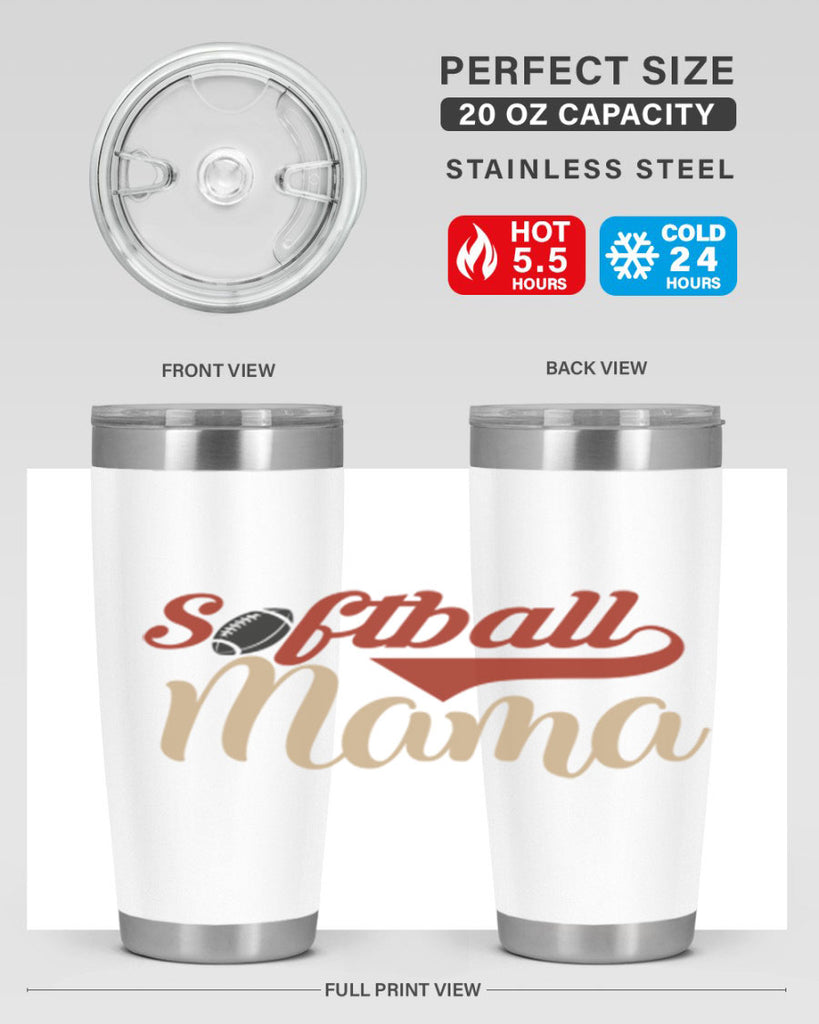 softball mama 2275#- softball- Tumbler