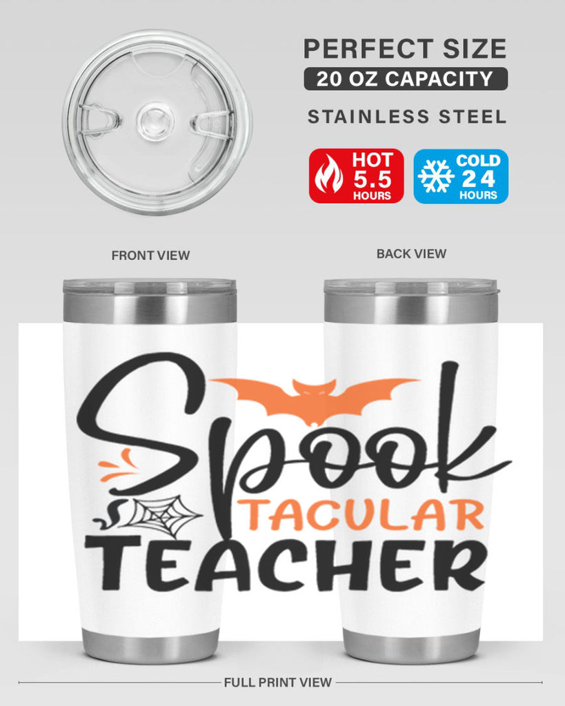 spooktacular teacher 106#- halloween- Tumbler