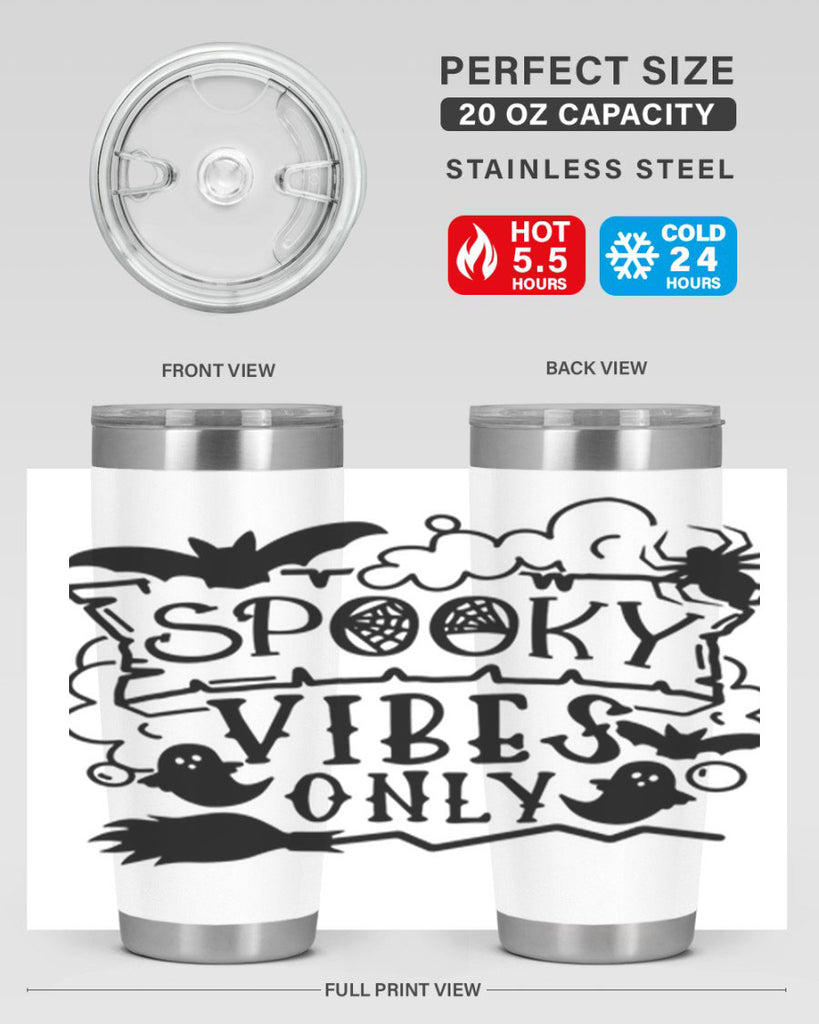 spooky vibes only 21#- halloween- Tumbler