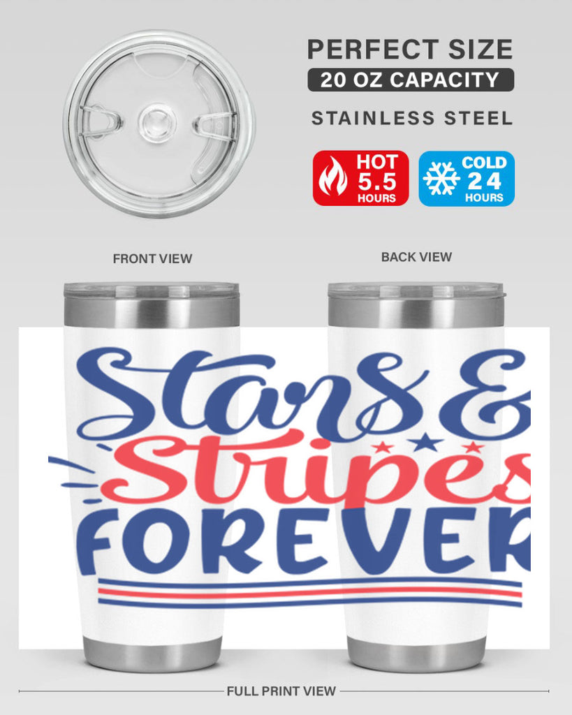 stars stripes forever Style 74#- Fourt Of July- Tumbler