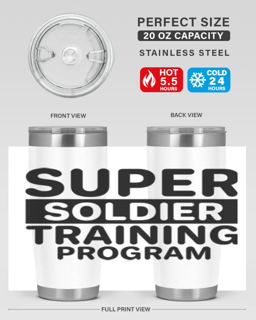 super soldier training program 397#- winter- Tumbler