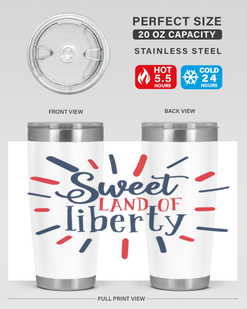 sweet land of liberty Style 7#- Fourt Of July- Tumbler