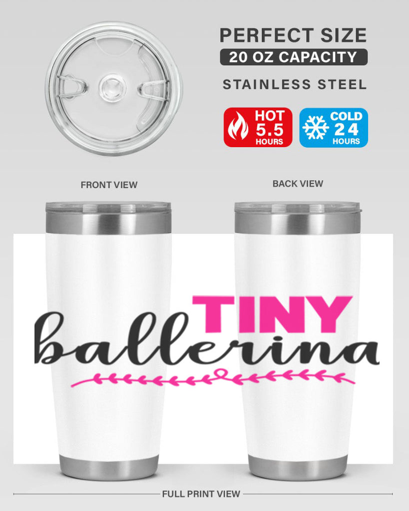 tiny ballerina 87#- ballet- Tumbler
