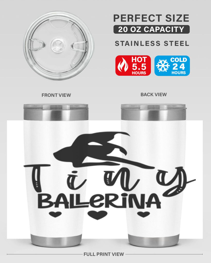 tiny ballerina 88#- ballet- Tumbler
