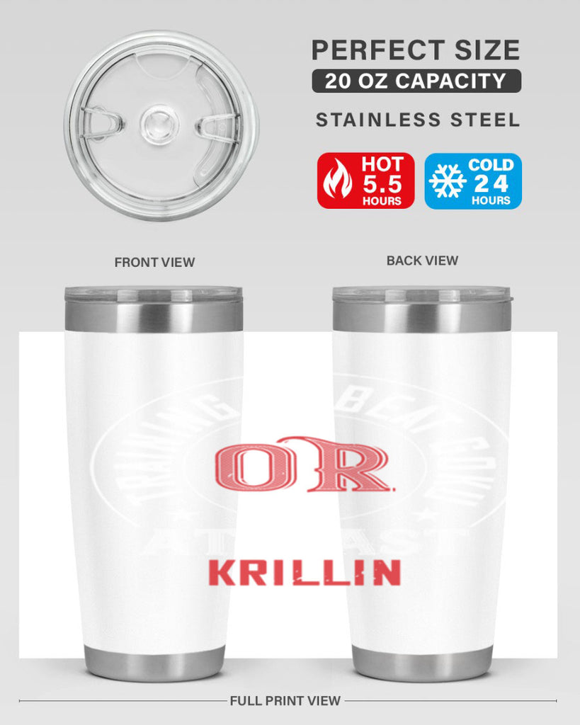 training to beat goku or atleast krillin 60#- gym- Tumbler