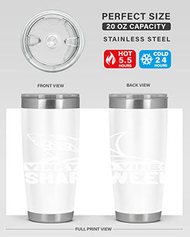 vineyard vines Shark Week Style 8#- shark  fish- Tumbler