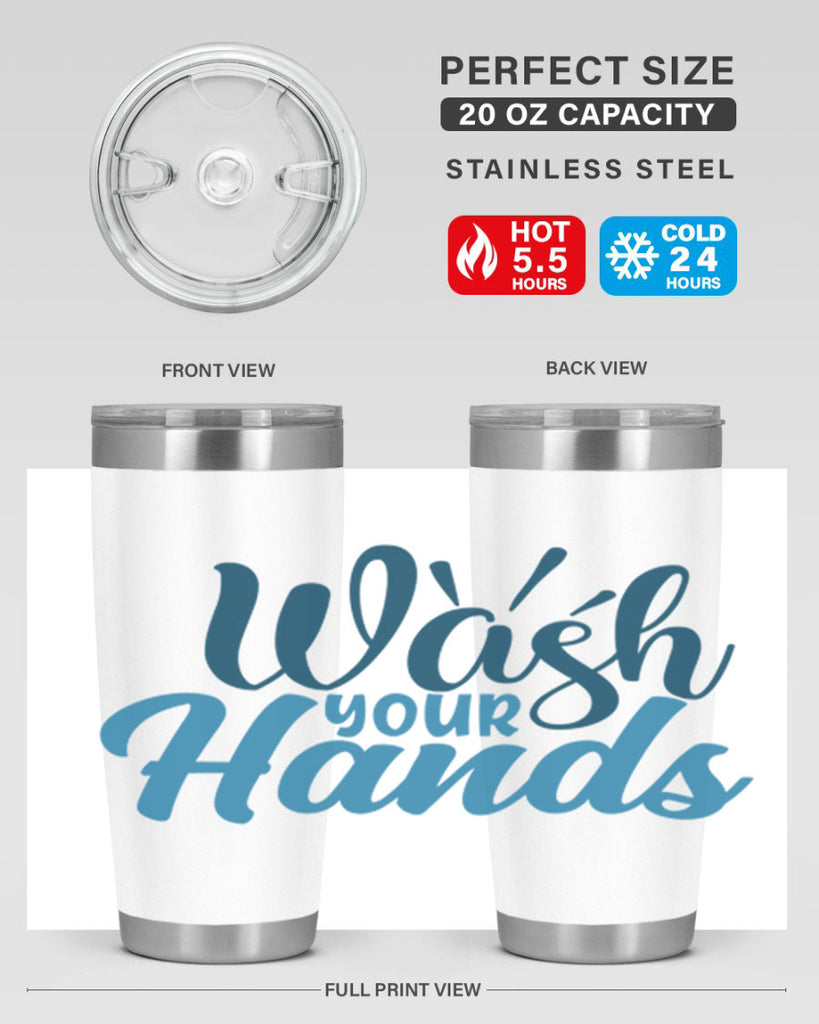 wash your hands 52#- bathroom- Tumbler