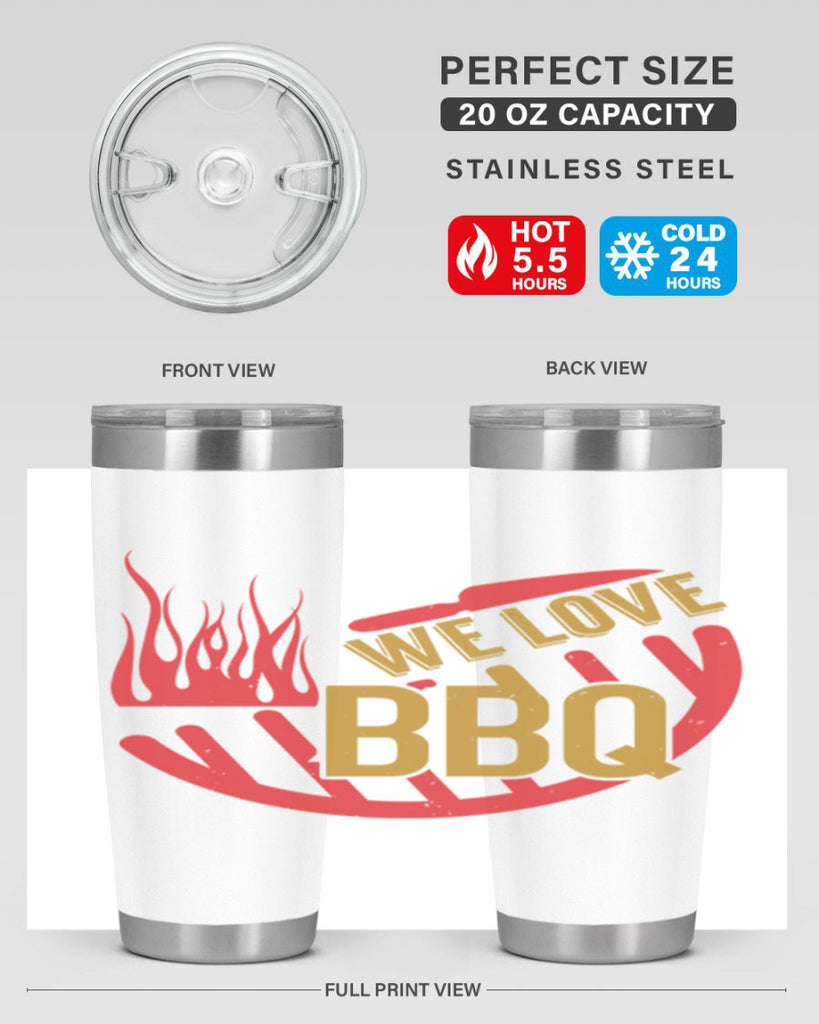 we love bbq 7#- bbq- Tumbler