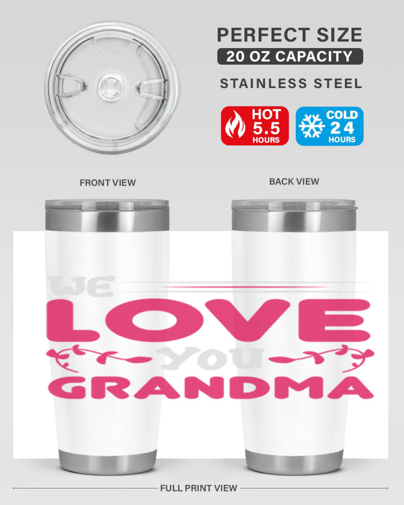we love you grandma 27#- mom- Tumbler