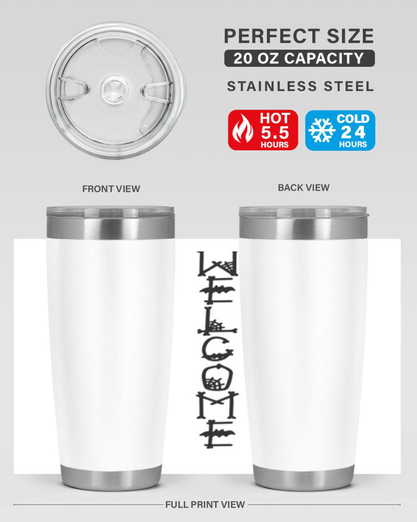 welcome 12#- halloween- Tumbler