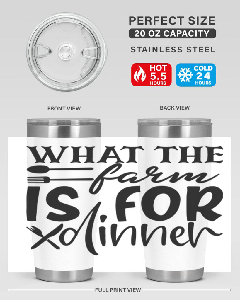 what the farm is for dinner 72#- kitchen- Tumbler