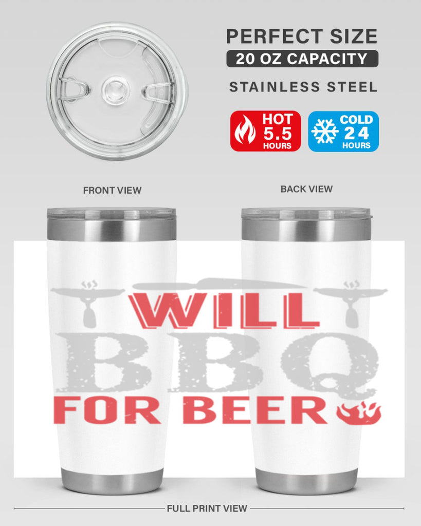 will bbq for beer 5#- bbq- Tumbler