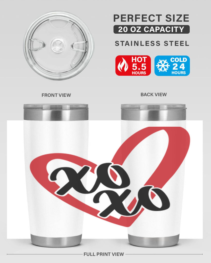 xoxo 11#- valentines day- Tumbler