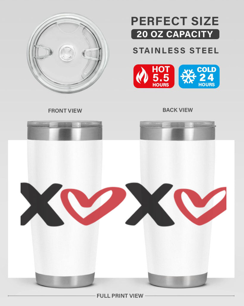 xoxo 12#- valentines day- Tumbler